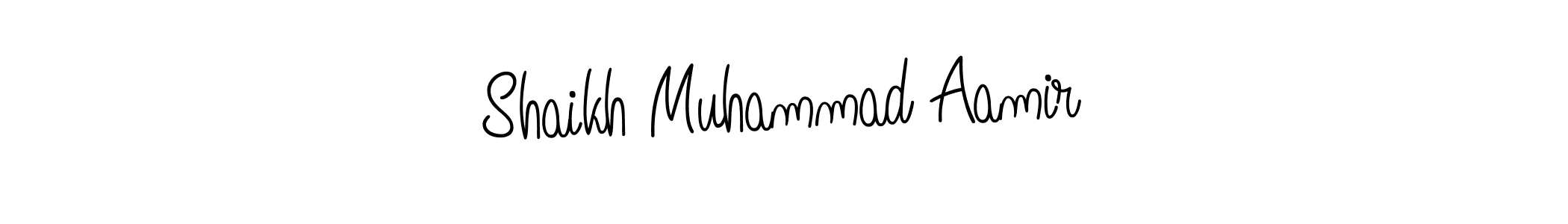 if you are searching for the best signature style for your name Shaikh Muhammad Aamir. so please give up your signature search. here we have designed multiple signature styles  using Angelique-Rose-font-FFP. Shaikh Muhammad Aamir signature style 5 images and pictures png