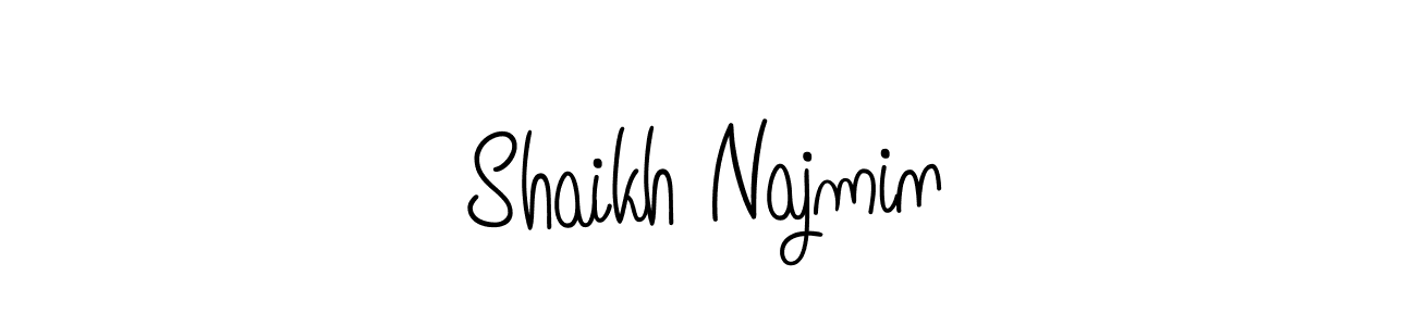 Make a short Shaikh Najmin signature style. Manage your documents anywhere anytime using Angelique-Rose-font-FFP. Create and add eSignatures, submit forms, share and send files easily. Shaikh Najmin signature style 5 images and pictures png