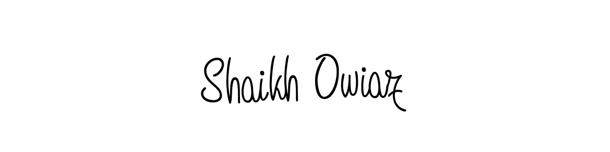 Once you've used our free online signature maker to create your best signature Angelique-Rose-font-FFP style, it's time to enjoy all of the benefits that Shaikh Owiaz name signing documents. Shaikh Owiaz signature style 5 images and pictures png