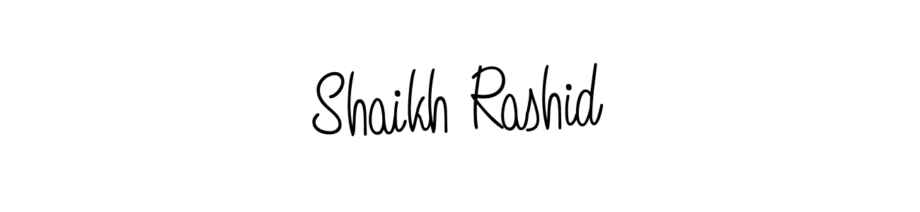 Best and Professional Signature Style for Shaikh Rashid. Angelique-Rose-font-FFP Best Signature Style Collection. Shaikh Rashid signature style 5 images and pictures png