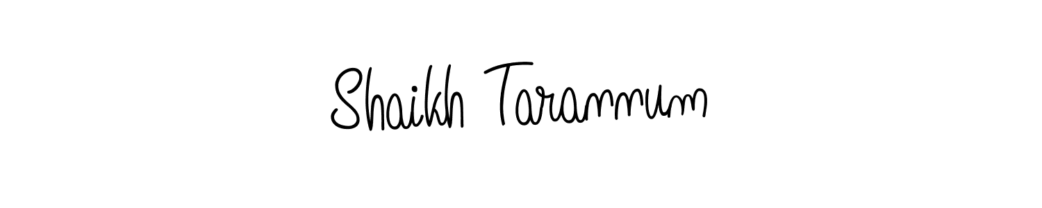 How to Draw Shaikh Tarannum signature style? Angelique-Rose-font-FFP is a latest design signature styles for name Shaikh Tarannum. Shaikh Tarannum signature style 5 images and pictures png