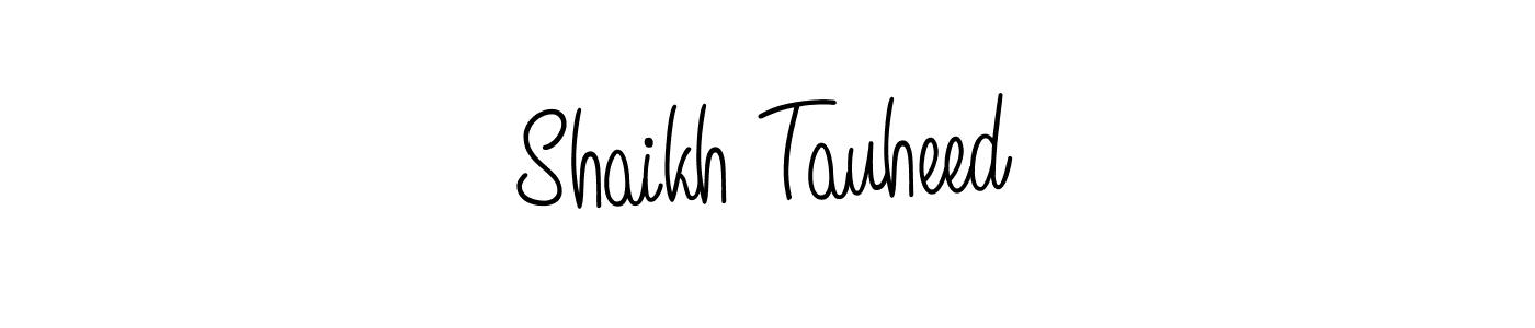 Similarly Angelique-Rose-font-FFP is the best handwritten signature design. Signature creator online .You can use it as an online autograph creator for name Shaikh Tauheed. Shaikh Tauheed signature style 5 images and pictures png