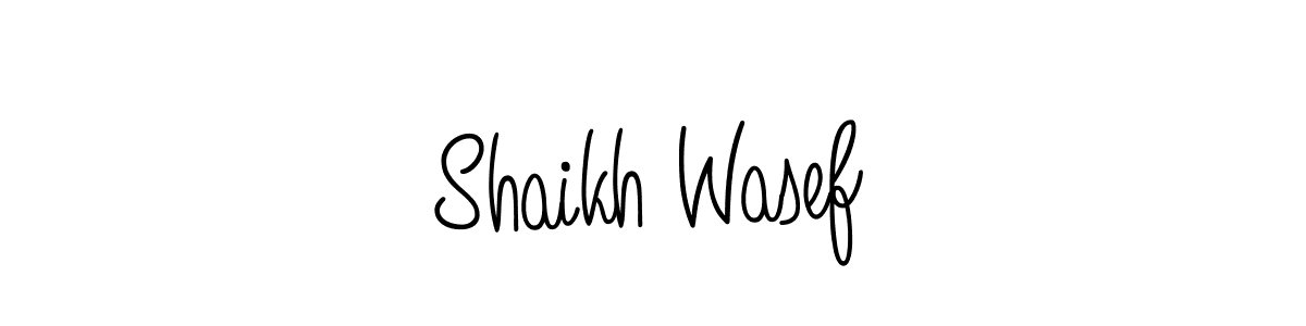 Once you've used our free online signature maker to create your best signature Angelique-Rose-font-FFP style, it's time to enjoy all of the benefits that Shaikh Wasef name signing documents. Shaikh Wasef signature style 5 images and pictures png