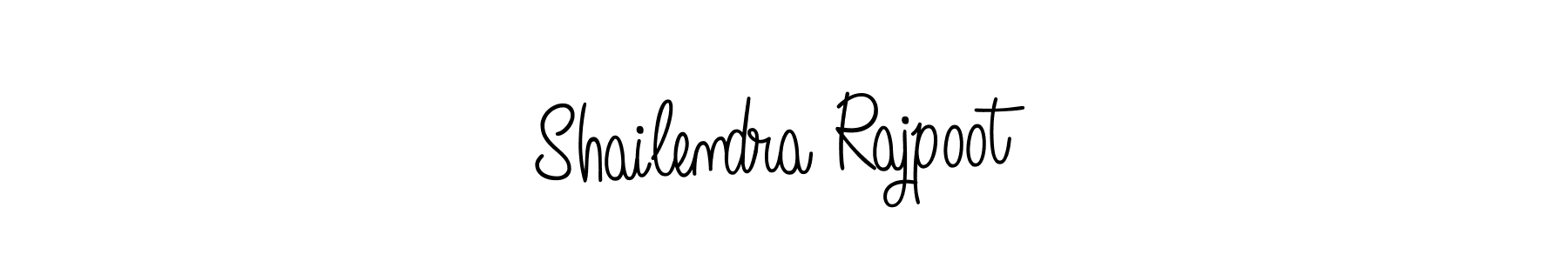 You should practise on your own different ways (Angelique-Rose-font-FFP) to write your name (Shailendra Rajpoot) in signature. don't let someone else do it for you. Shailendra Rajpoot signature style 5 images and pictures png