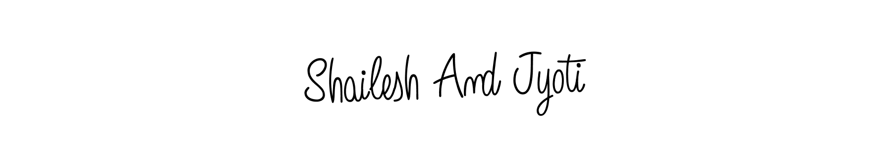 Best and Professional Signature Style for Shailesh And Jyoti. Angelique-Rose-font-FFP Best Signature Style Collection. Shailesh And Jyoti signature style 5 images and pictures png