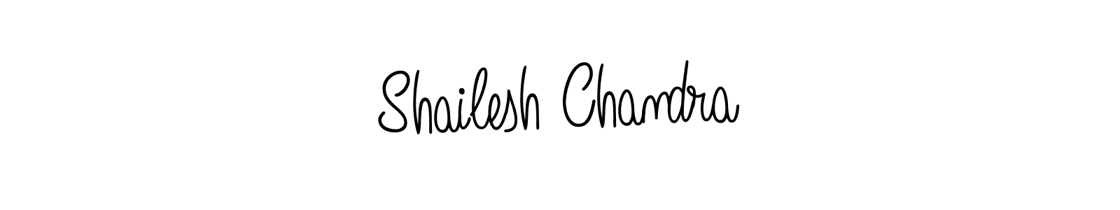 How to make Shailesh Chandra name signature. Use Angelique-Rose-font-FFP style for creating short signs online. This is the latest handwritten sign. Shailesh Chandra signature style 5 images and pictures png