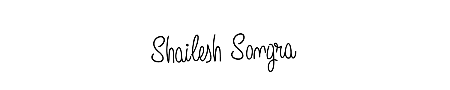 How to make Shailesh Songra signature? Angelique-Rose-font-FFP is a professional autograph style. Create handwritten signature for Shailesh Songra name. Shailesh Songra signature style 5 images and pictures png