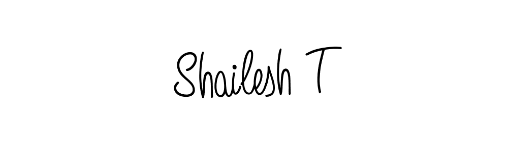 Check out images of Autograph of Shailesh T name. Actor Shailesh T Signature Style. Angelique-Rose-font-FFP is a professional sign style online. Shailesh T signature style 5 images and pictures png