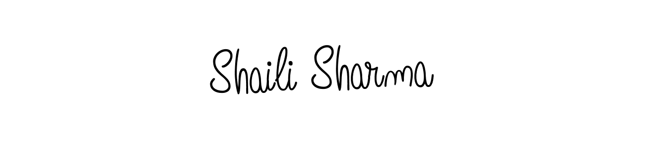 Once you've used our free online signature maker to create your best signature Angelique-Rose-font-FFP style, it's time to enjoy all of the benefits that Shaili Sharma name signing documents. Shaili Sharma signature style 5 images and pictures png