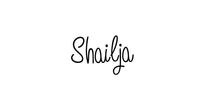 How to make Shailja name signature. Use Angelique-Rose-font-FFP style for creating short signs online. This is the latest handwritten sign. Shailja signature style 5 images and pictures png