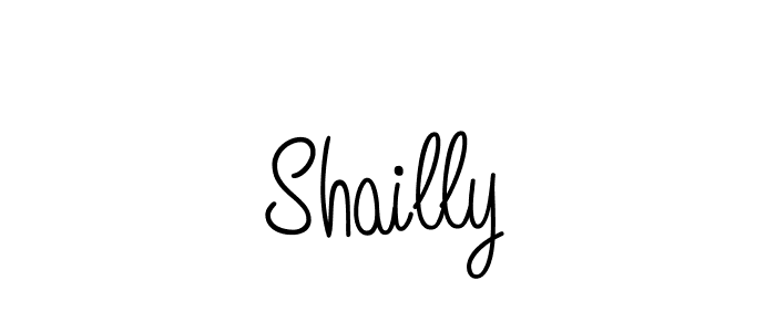 Make a beautiful signature design for name Shailly. Use this online signature maker to create a handwritten signature for free. Shailly signature style 5 images and pictures png