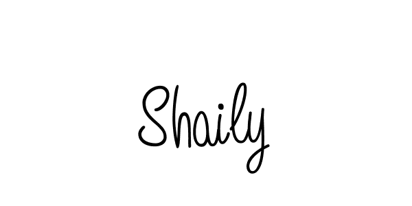 The best way (Angelique-Rose-font-FFP) to make a short signature is to pick only two or three words in your name. The name Shaily include a total of six letters. For converting this name. Shaily signature style 5 images and pictures png