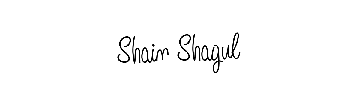 You should practise on your own different ways (Angelique-Rose-font-FFP) to write your name (Shain Shagul) in signature. don't let someone else do it for you. Shain Shagul signature style 5 images and pictures png