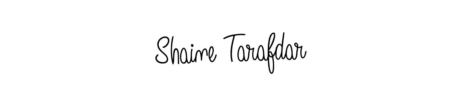 How to make Shaine Tarafdar name signature. Use Angelique-Rose-font-FFP style for creating short signs online. This is the latest handwritten sign. Shaine Tarafdar signature style 5 images and pictures png