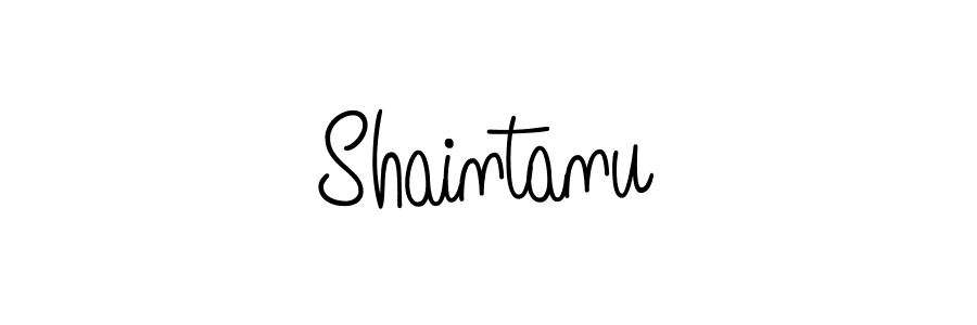 The best way (Angelique-Rose-font-FFP) to make a short signature is to pick only two or three words in your name. The name Shaintanu include a total of six letters. For converting this name. Shaintanu signature style 5 images and pictures png