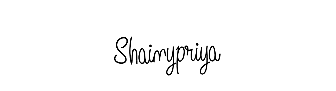 The best way (Angelique-Rose-font-FFP) to make a short signature is to pick only two or three words in your name. The name Shainypriya include a total of six letters. For converting this name. Shainypriya signature style 5 images and pictures png