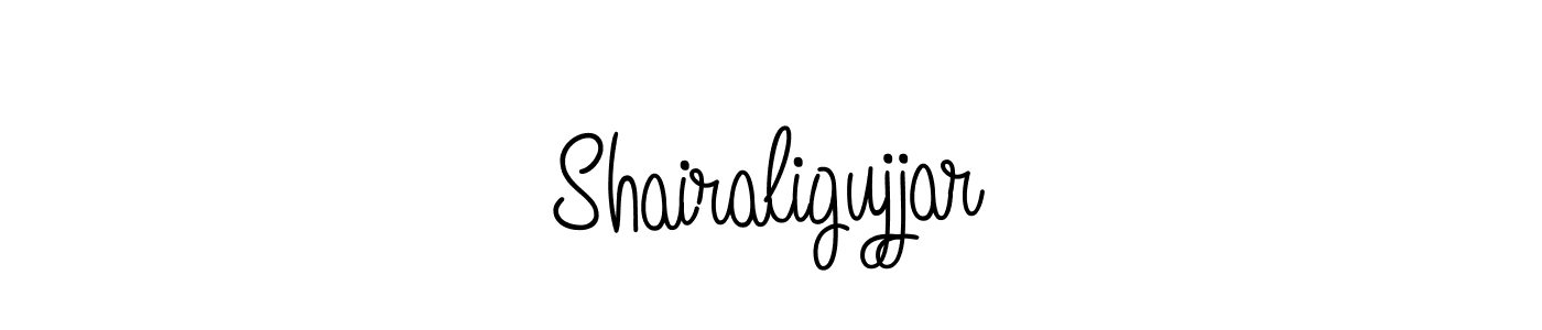 Shairaligujjar stylish signature style. Best Handwritten Sign (Angelique-Rose-font-FFP) for my name. Handwritten Signature Collection Ideas for my name Shairaligujjar. Shairaligujjar signature style 5 images and pictures png