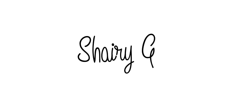 Make a short Shairy G signature style. Manage your documents anywhere anytime using Angelique-Rose-font-FFP. Create and add eSignatures, submit forms, share and send files easily. Shairy G signature style 5 images and pictures png