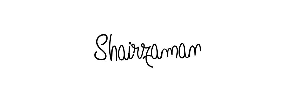 Design your own signature with our free online signature maker. With this signature software, you can create a handwritten (Angelique-Rose-font-FFP) signature for name Shairzaman. Shairzaman signature style 5 images and pictures png