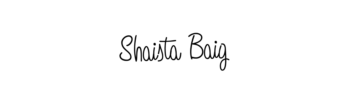Once you've used our free online signature maker to create your best signature Angelique-Rose-font-FFP style, it's time to enjoy all of the benefits that Shaista Baig name signing documents. Shaista Baig signature style 5 images and pictures png