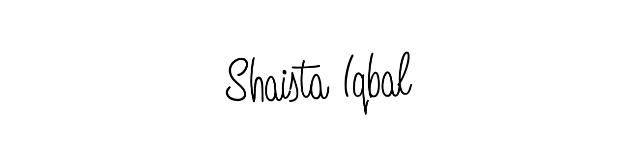 Make a beautiful signature design for name Shaista Iqbal. Use this online signature maker to create a handwritten signature for free. Shaista Iqbal signature style 5 images and pictures png