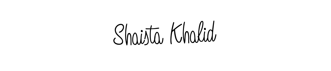 See photos of Shaista Khalid official signature by Spectra . Check more albums & portfolios. Read reviews & check more about Angelique-Rose-font-FFP font. Shaista Khalid signature style 5 images and pictures png