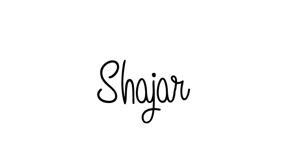 Shajar stylish signature style. Best Handwritten Sign (Angelique-Rose-font-FFP) for my name. Handwritten Signature Collection Ideas for my name Shajar. Shajar signature style 5 images and pictures png