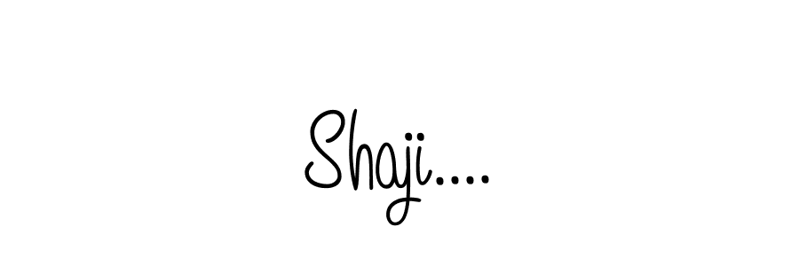 How to make Shaji.... name signature. Use Angelique-Rose-font-FFP style for creating short signs online. This is the latest handwritten sign. Shaji.... signature style 5 images and pictures png