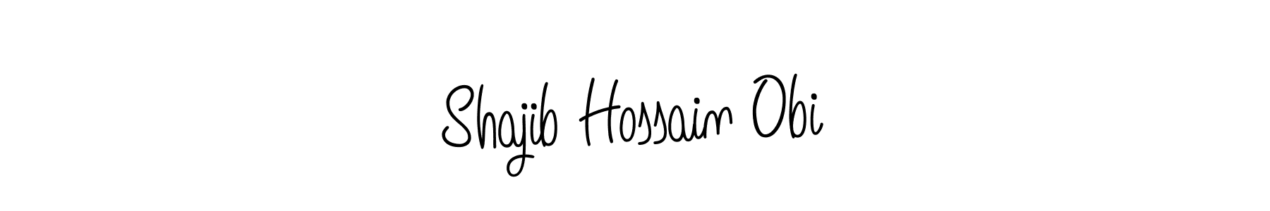 Create a beautiful signature design for name Shajib Hossain Obi. With this signature (Angelique-Rose-font-FFP) fonts, you can make a handwritten signature for free. Shajib Hossain Obi signature style 5 images and pictures png