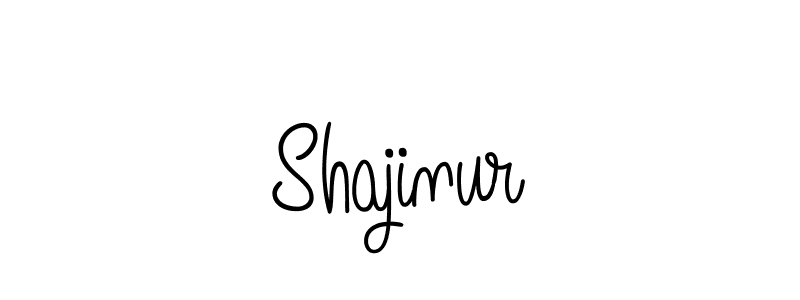 Shajinur stylish signature style. Best Handwritten Sign (Angelique-Rose-font-FFP) for my name. Handwritten Signature Collection Ideas for my name Shajinur. Shajinur signature style 5 images and pictures png