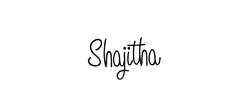 How to make Shajitha name signature. Use Angelique-Rose-font-FFP style for creating short signs online. This is the latest handwritten sign. Shajitha signature style 5 images and pictures png