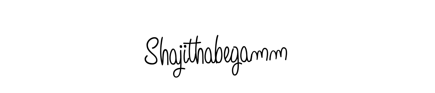 Make a short Shajithabegamm signature style. Manage your documents anywhere anytime using Angelique-Rose-font-FFP. Create and add eSignatures, submit forms, share and send files easily. Shajithabegamm signature style 5 images and pictures png