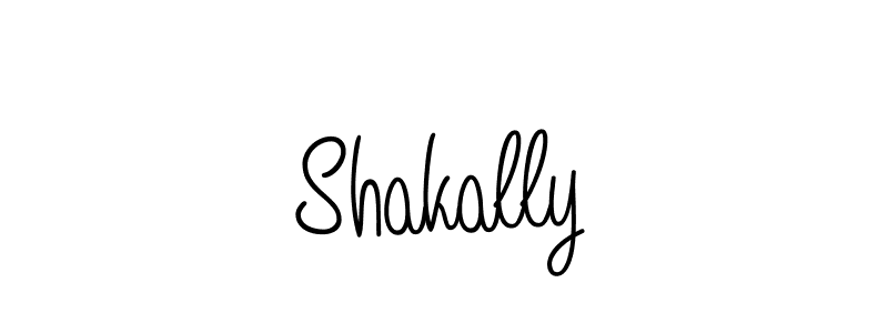 Shakally stylish signature style. Best Handwritten Sign (Angelique-Rose-font-FFP) for my name. Handwritten Signature Collection Ideas for my name Shakally. Shakally signature style 5 images and pictures png