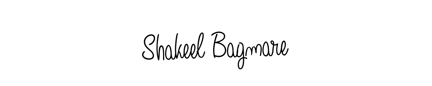 This is the best signature style for the Shakeel Bagmare name. Also you like these signature font (Angelique-Rose-font-FFP). Mix name signature. Shakeel Bagmare signature style 5 images and pictures png