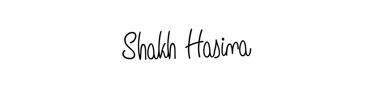 How to make Shakh Hasina signature? Angelique-Rose-font-FFP is a professional autograph style. Create handwritten signature for Shakh Hasina name. Shakh Hasina signature style 5 images and pictures png