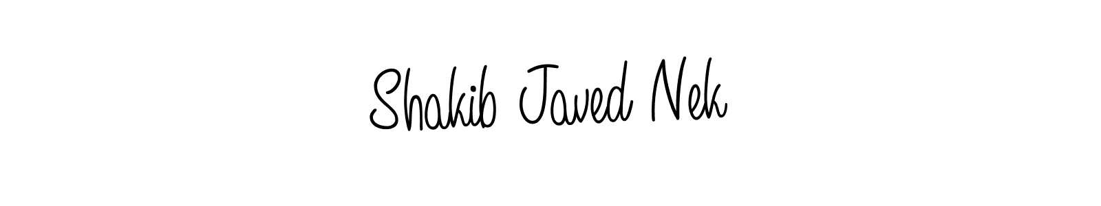 You can use this online signature creator to create a handwritten signature for the name Shakib Javed Nek. This is the best online autograph maker. Shakib Javed Nek signature style 5 images and pictures png