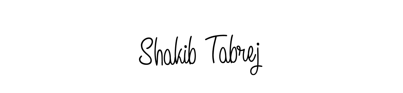 It looks lik you need a new signature style for name Shakib Tabrej. Design unique handwritten (Angelique-Rose-font-FFP) signature with our free signature maker in just a few clicks. Shakib Tabrej signature style 5 images and pictures png