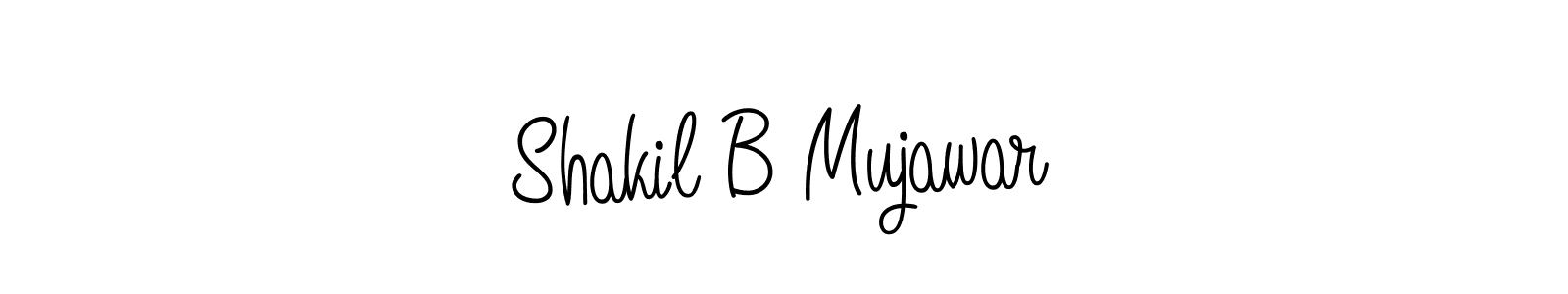 How to Draw Shakil B Mujawar signature style? Angelique-Rose-font-FFP is a latest design signature styles for name Shakil B Mujawar. Shakil B Mujawar signature style 5 images and pictures png