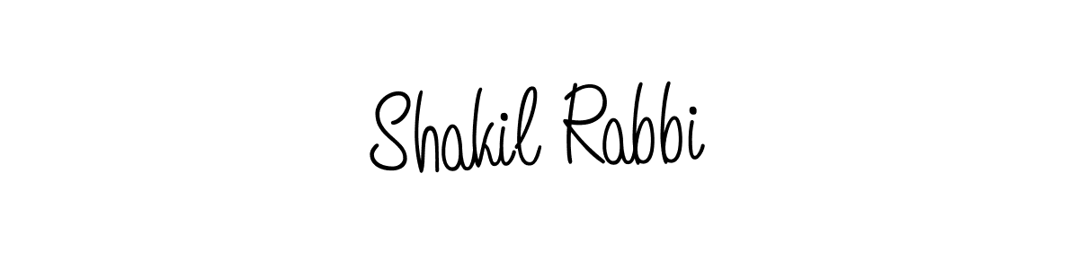 How to Draw Shakil Rabbi signature style? Angelique-Rose-font-FFP is a latest design signature styles for name Shakil Rabbi. Shakil Rabbi signature style 5 images and pictures png