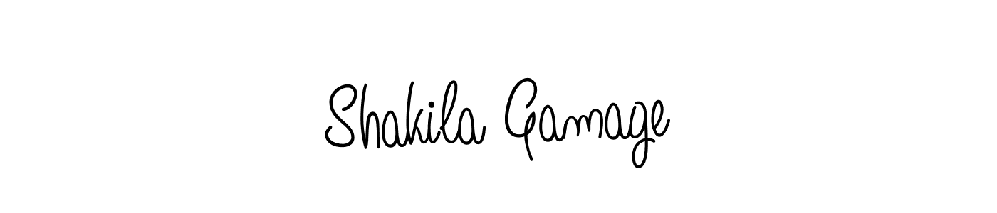 Make a short Shakila Gamage signature style. Manage your documents anywhere anytime using Angelique-Rose-font-FFP. Create and add eSignatures, submit forms, share and send files easily. Shakila Gamage signature style 5 images and pictures png