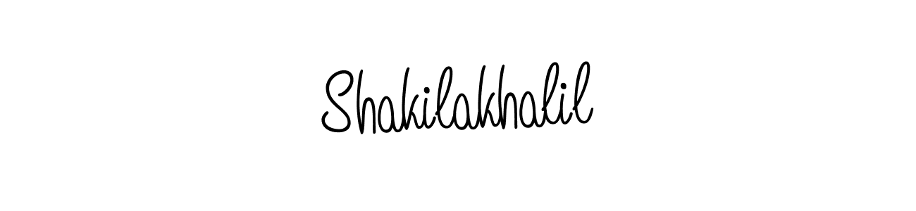 Similarly Angelique-Rose-font-FFP is the best handwritten signature design. Signature creator online .You can use it as an online autograph creator for name Shakilakhalil. Shakilakhalil signature style 5 images and pictures png