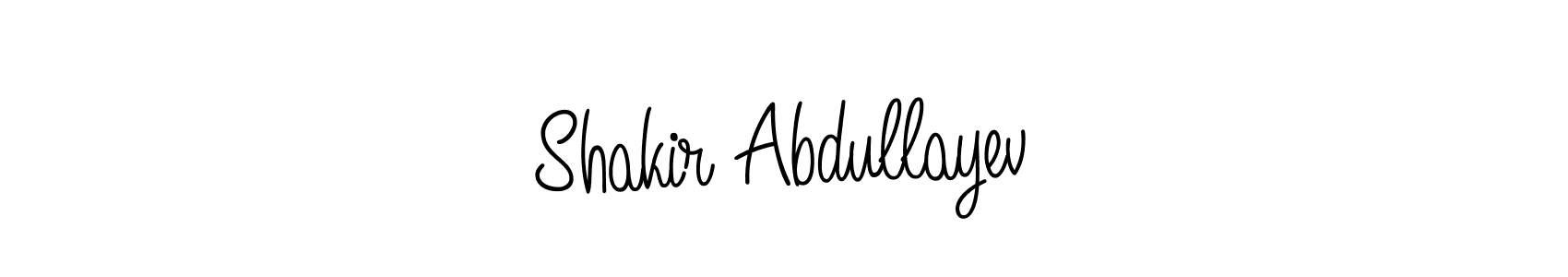 How to Draw Shakir Abdullayev signature style? Angelique-Rose-font-FFP is a latest design signature styles for name Shakir Abdullayev. Shakir Abdullayev signature style 5 images and pictures png