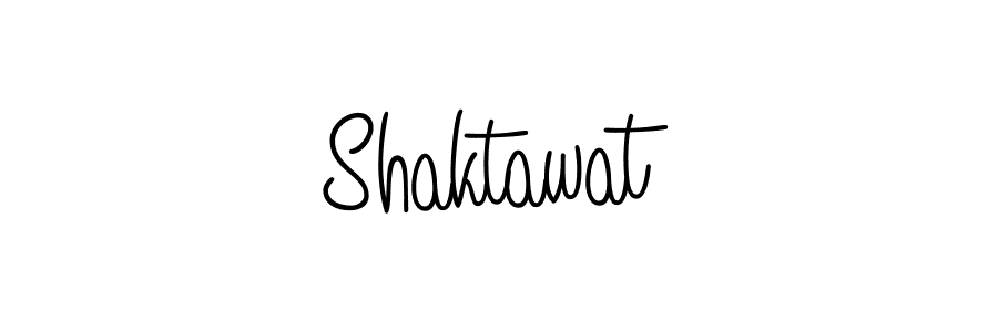 Make a beautiful signature design for name Shaktawat. With this signature (Angelique-Rose-font-FFP) style, you can create a handwritten signature for free. Shaktawat signature style 5 images and pictures png