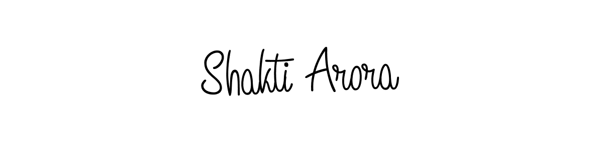 Create a beautiful signature design for name Shakti Arora. With this signature (Angelique-Rose-font-FFP) fonts, you can make a handwritten signature for free. Shakti Arora signature style 5 images and pictures png