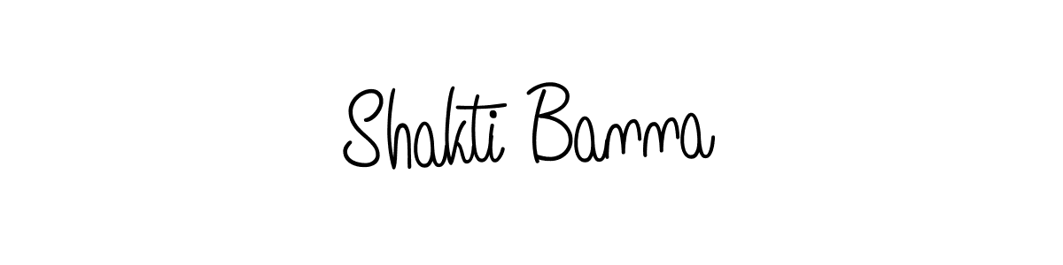 Shakti Banna stylish signature style. Best Handwritten Sign (Angelique-Rose-font-FFP) for my name. Handwritten Signature Collection Ideas for my name Shakti Banna. Shakti Banna signature style 5 images and pictures png