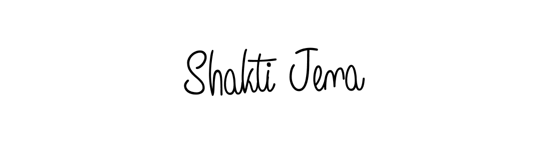 How to make Shakti Jena name signature. Use Angelique-Rose-font-FFP style for creating short signs online. This is the latest handwritten sign. Shakti Jena signature style 5 images and pictures png