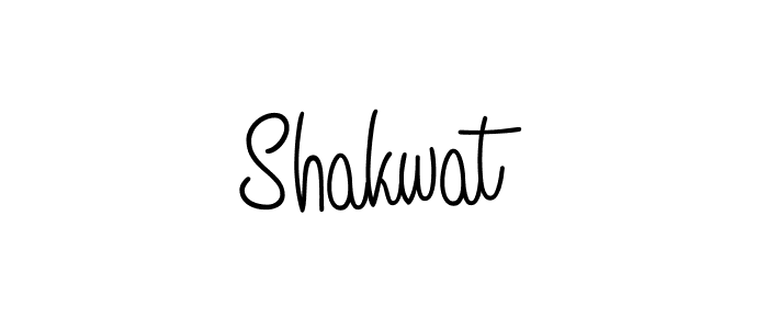 Make a beautiful signature design for name Shakwat. With this signature (Angelique-Rose-font-FFP) style, you can create a handwritten signature for free. Shakwat signature style 5 images and pictures png