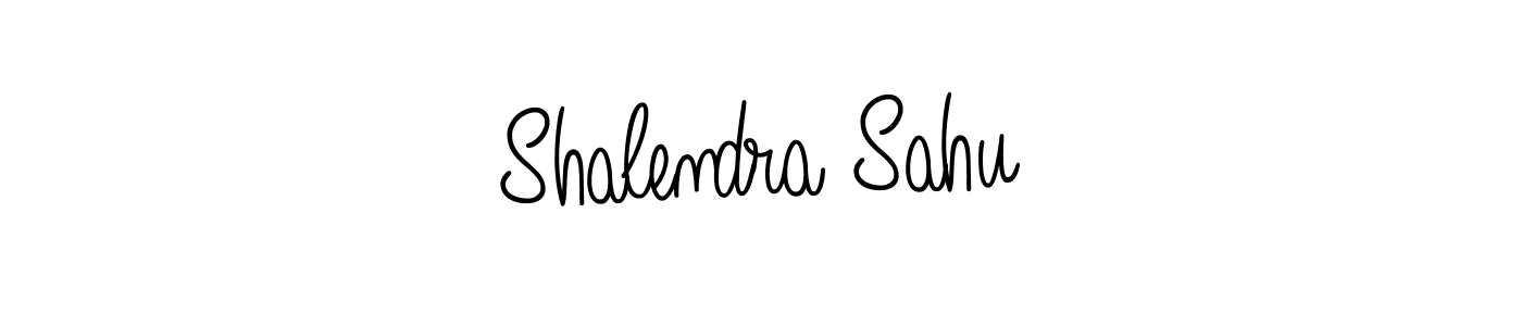 Use a signature maker to create a handwritten signature online. With this signature software, you can design (Angelique-Rose-font-FFP) your own signature for name Shalendra Sahu. Shalendra Sahu signature style 5 images and pictures png