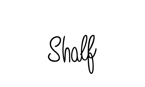 Make a beautiful signature design for name Shalf. With this signature (Angelique-Rose-font-FFP) style, you can create a handwritten signature for free. Shalf signature style 5 images and pictures png