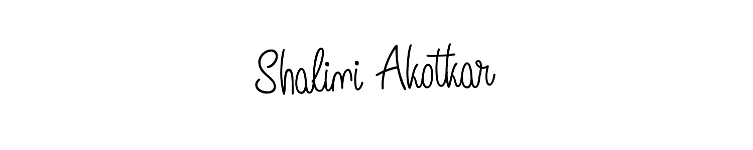 How to Draw Shalini Akotkar signature style? Angelique-Rose-font-FFP is a latest design signature styles for name Shalini Akotkar. Shalini Akotkar signature style 5 images and pictures png